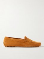 Gommino suede loafers