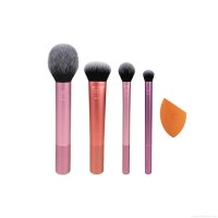 Kit de Pincéis para Maquiagem Real Techniques Everyday Essentials Set Roxo