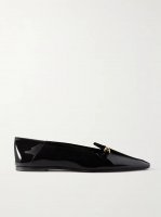 Chris embellished patent-leather loafers