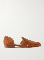 Rory cutout suede flats