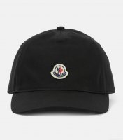 MonclerLogo canvas baseball cap