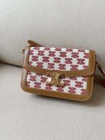 CELINE CROSSBODY BAG red monogram