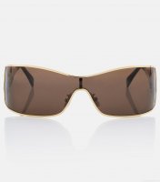 Celine EyewearTriomphe Metal Racer shield sunglasses