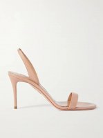 So Nude 85 leather slingback sandals