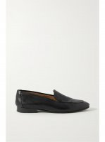 Adam textured-leather loafers