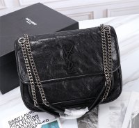 VES SAINT LAURENT HANDBAG Black