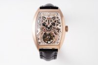 Franck Muller 55.3 * 39CINTR É E CURVEX series hollow tourbillon watch