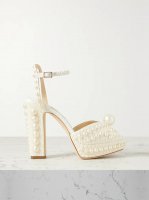 Sacaria 120 embellished satin platform sandals