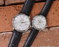 Omega De Ville Exquisite Automatic Mechanical Couple’s Watch