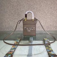 Fendi Mini Sunshine Shopper Grey