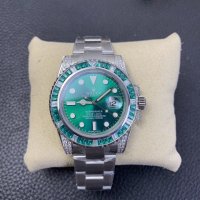 Rolex Submariner Series SUB Black Dial Diamond-set Customized Edition