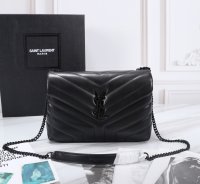 YVES SAINT LAURENT CROSSBODY BAG in Black