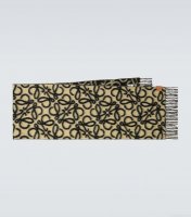 LoeweAnagram alpaca and wool-blend scarf