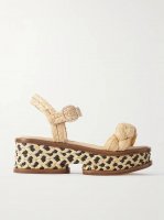 Michael braided raffia sandals