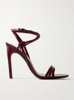 Walma knotted padded patent-leather sandals