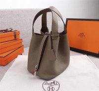 HERMES HANDBAG PICOTIN dark gray