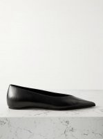 + NET SUSTAIN The Asymmetric Ballerina leather point-toe flats