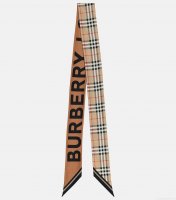 BurberryCheck silk scarf