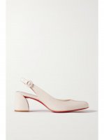 So Jane 55 patent-leather slingback pumps