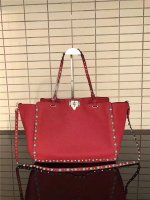 Valentino Rockstud Rolling Red with turquoise stone