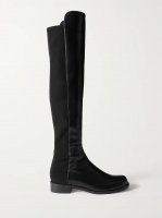 5050 Lift leather and stretch over-the-knee boots