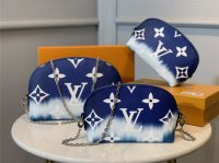 LV Escale Pochette Cosmetique Blue