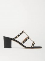 Rockstud 60 leather mules