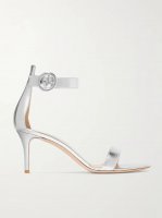 Portofino 70 metallic leather sandals