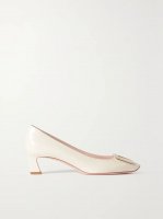 Decollete Trompette patent-leather pumps