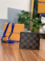 LOUIS VUITTON RIPPLE LIGHT Brown CHECKERED SHORT WALLET