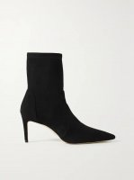 Stuart stretch-suede ankle boots