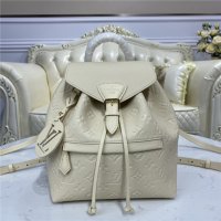 Louis Vuitton Montsouris Backpack Monogram Empreinte New Creme