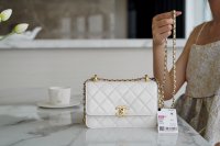 CHANEL CROSSBODY BAG white