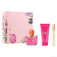 Kit Perfume Carolina Herrera Ch Insignia Leather Feminino Eau de Parfum 100 ml + Creme Corporal 100 ml + Miniatura 10 ml