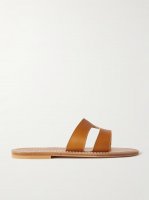 Menandre cutout leather slides