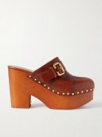 Jeanette studded platform clogs