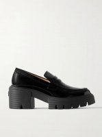 Soho patent-leather platform loafers