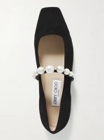 Ade embellished suede ballet flats