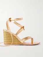 Oleg 85 leather wedge sandals