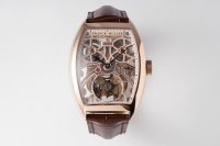 Franck Muller 55.3 * 39CINTR É E CURVEX series hollow tourbillon watch