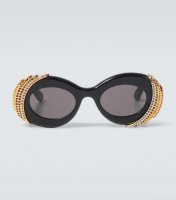 LoewePaula's Ibiza Pavé oval sunglasses