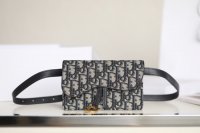 CHRISTIAN DIOR Oblique Saddle Belt Bag