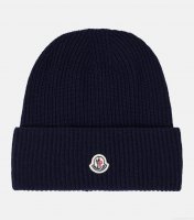 MonclerLogo wool beanie