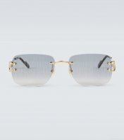 Cartier Eyewear CollectionMonogram rectangular sunglasses