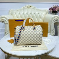 Louis Vuitton Speedy Bandouliere 30 Damier Azur Canvas Blue