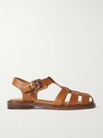 Fisherman cutout leather sandals