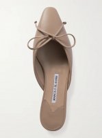 Ballerimu leather point-toe mules