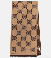 GucciGG wool jacquard scarf