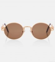 Jean Paul Gaultierx Karim Benzema 56-6106 round sunglasses