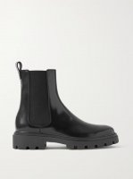 Gomma Pesante glossed-leather Chelsea boots